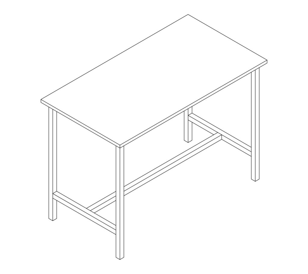 High Table. 002 – Straight Leg