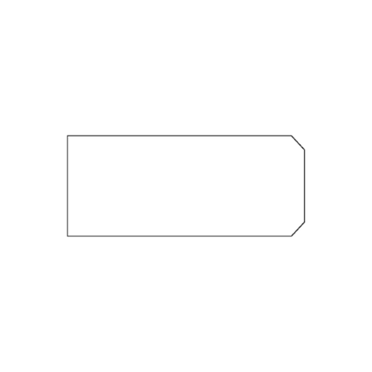 Arris or Chamfered