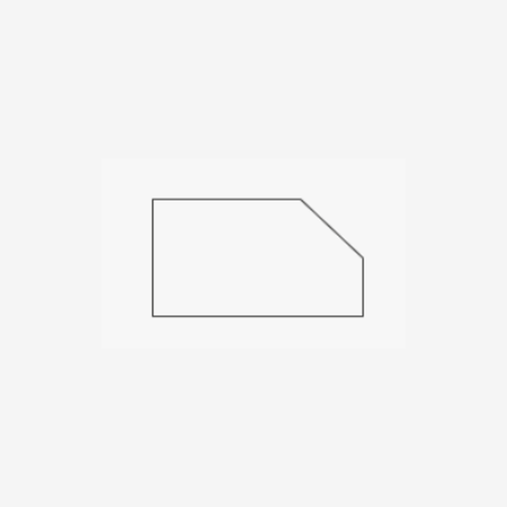 Porcelain Chamfered