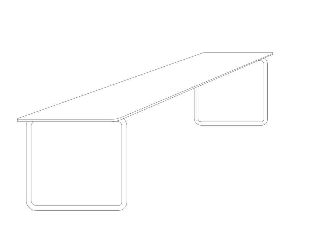 Canteen Table – Steel. 002