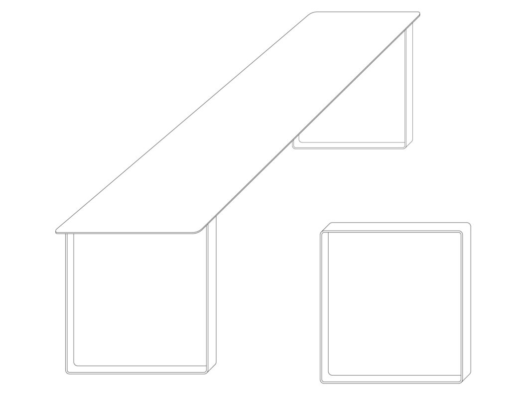 Canteen Table – Steel. 003